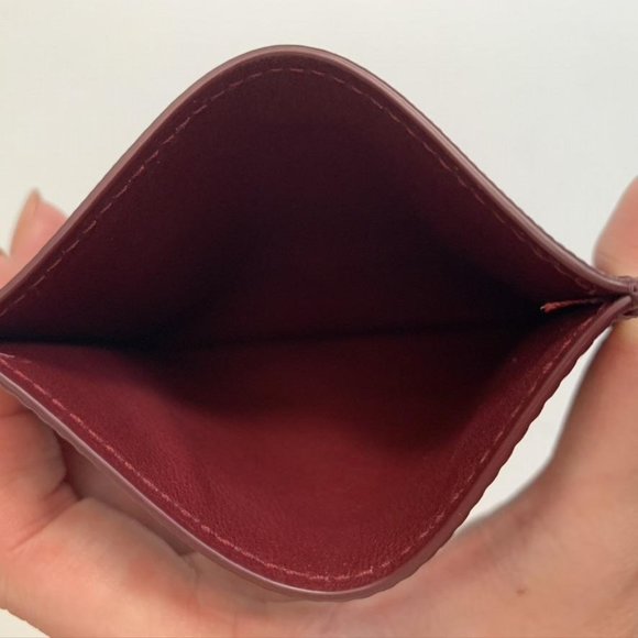 Bottega Veneta Marco Polo Cardholder Burgundy leather - Picture 4 of 6